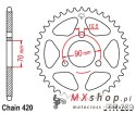 JT ZĘBATKA TYLNA 239 36 HONDA MTX 80R '83-'86, MBX 50 (23936JT) (ŁAŃC. 420)
