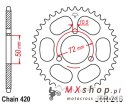 JT ZĘBATKA TYLNA 251 43 HONDA NSR 50/75 '89-'93 (25143JT) (ŁAŃC. 420)