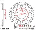 JT ZĘBATKA TYLNA 4448 48 YAMAHA R6 '99-'02 (444848JT) (ŁAŃC. 530) CZARNA