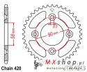 JT ZĘBATKA TYLNA 4463 37 HONDA CRF 50 '04-20'; XR 50 '00-04' (446337JT) (ŁAŃC.420)