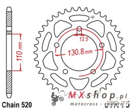 JT ZĘBATKA TYLNA 4586 45 BMW S 1000 RR '09-20' (458645JT) (ŁAŃC.520) KONWERSJA