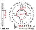 JT ZĘBATKA TYLNA 4669 42 HONDA CBR 125 11-17 (-2) (446942JT) (ŁAŃC. 428) OTWÓR NA ŚRUBĘ 10,5 - MOŻE BYŻ ZASTĄPIONA PRZEZ 269 42