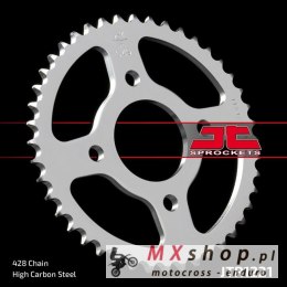 JT ZĘBATKA TYLNA 4669 42 HONDA CBR 125 11-17 (-2) (446942JT) (ŁAŃC. 428) OTWÓR NA ŚRUBĘ 10,5 - MOŻE BYŻ ZASTĄPIONA PRZEZ 269 42