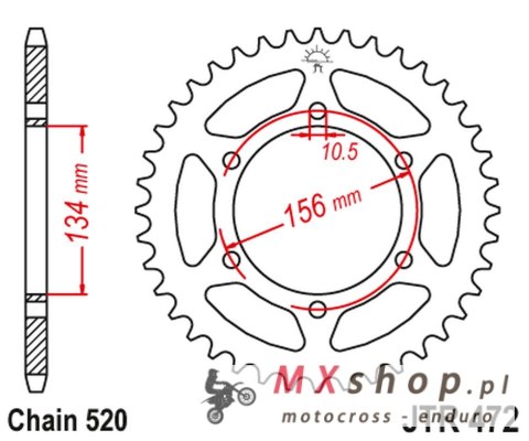 JT ZĘBATKA TYLNA 473 37 KAWASAKI Z 200 '77-83', Z 250 '81-83' (47337JT) (ŁAŃC.520) JT ZĘBATKA TYLNA 473 37 KAWASAKI Z 200 '77-83', Z 250 '81-83' (47337JT) (ŁAŃC.520)