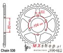 JT ZĘBATKA TYLNA 488 39 KAWASAKI KZ 650 SR 77-80, Z 500B3 81, Z 400F 8385 (48839JT) (ŁAŃC. 530)