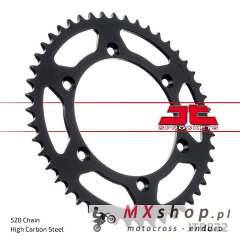 JT ZĘBATKA TYLNA 702 48 BETA 450RR '10-12, 520RR '10-14, GAS GAS EC 200 '03-15, EC 250 '01-18, EC 300 '01-15, EC 450 '03-15, HUS JT ZĘBATKA TYLNA 702 48 BETA 450RR '10-12, 520RR '10-14, GAS GAS EC 200 '03-15, EC 250 '01-18, EC 300 '01-15, EC 450 '03-15, HUS
