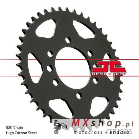JT ZĘBATKA TYLNA 823 37 SUZUKI VL 250 INTRUDER LC '00-04'; LT 250/300 '86-89'; GN 400 '80-82'; LT 500 '88-92',DR 500 '81-83', DR JT ZĘBATKA TYLNA 823 37 SUZUKI VL 250 INTRUDER LC '00-04'; LT 250/300 '86-89'; GN 400 '80-82'; LT 500 '88-92',DR 500 '81-83', DR