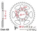 JT ZĘBATKA TYLNA 842 54 YAMAHA YZ 80 '81-83', DT 125/175 '74-77',TW 125 '99-02', TW 200 '89-', XT 350 '85-00' (84254JT) (ŁAŃC428