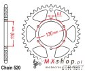 JT ZĘBATKA TYLNA HONDA XR 200 '80-81', XL 250 '76-77' (ŁAŃC520)