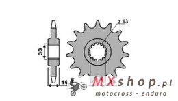 GROSSKOPF WYPRZEDAŻ ZĘBATKA PRZEDNIA 2068 12 HONDA CBR 600F '99-'06, CBR 900RR '96-'99 JTF 1370/12