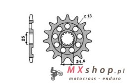 GROSSKOPF WYPRZEDAŻ ZĘBATKA PRZEDNIA 2141 12 KAWASAKI KXF 450 '06-'22 (-1), YAMAHA YZF, YZ 450F '07-'21 (-1), WRF 450,WR 450 F '
