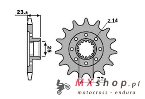GROSSKOPF WYPRZEDAŻ ZĘBATKA PRZEDNIA 2253 17 MV AGUSTA BRUTALE 800, AGUSTA F3 675 GROSSKOPF WYPRZEDAŻ ZĘBATKA PRZEDNIA 2253 17 MV AGUSTA BRUTALE 800, AGUSTA F3 675