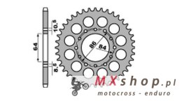 JR WYPRZEDAŻ ZĘBATKA TYLNA 814 42 SUZUKI GT 380, GS 400 '77-78, GS 450 '84-87 (81442JT) (ŁAŃC. 530)