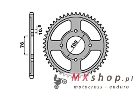 JR WYPRZEDAŻ ZĘBATKA TYLNA 817 46 SUZUKI GSX 600F '85-88 (81746JT) (ŁAŃC. 530) JR WYPRZEDAŻ ZĘBATKA TYLNA 817 46 SUZUKI GSX 600F '85-88 (81746JT) (ŁAŃC. 530)