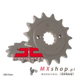 JT ZĘBATKA PRZEDNIA 2116 13 SUZUKI LTR 450 '06-'12, LTZ 400 '03-'13, RMX 450 '10-'13, KAWASAKI KFX 400, HYOSUNG TE 450 (211613JT