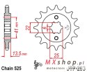JT ZĘBATKA PRZEDNIA 293 14 HONDA XL 600V '87-'88 (PD06) (29314JT) (ŁAŃC. 525) (-1)