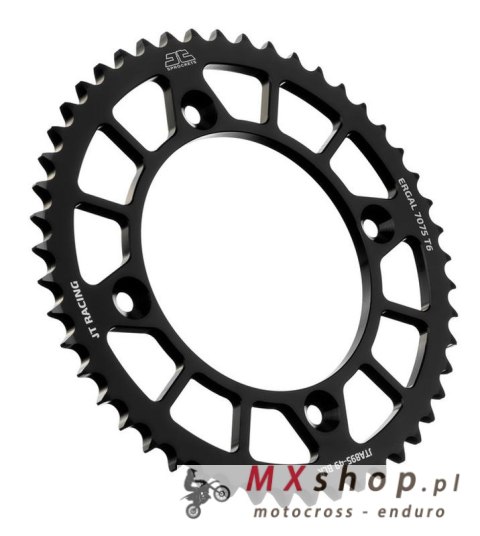 JT ZĘBATKA TYLNA 4486 47 ALUMINIOWA RACELITE KTM SX 85 '04-'24 (448647JTA) (ŁAŃC. 428) KOLOR CZARNY JT ZĘBATKA TYLNA 4486 47 ALUMINIOWA RACELITE KTM SX 85 '04-'24 (448647JTA) (ŁAŃC. 428) KOLOR CZARNY