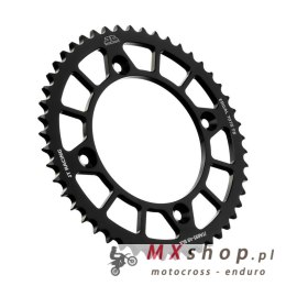 JT ZĘBATKA TYLNA 4486 49 ALUMINIOWA RACELITE KTM SX 85 '04-'24, 105 XC '07-'11 (448649JTA) (ŁAŃC. 428) KOLOR CZARNY