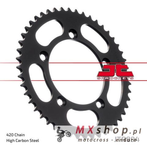 JT ZĘBATKA TYLNA 4552 48 KTM SX 60/65 '98-'21 (455248JT) (ŁAŃC. 420) KOLOR CZARNY JT ZĘBATKA TYLNA 4552 48 KTM SX 60/65 '98-'21 (455248JT) (ŁAŃC. 420) KOLOR CZARNY