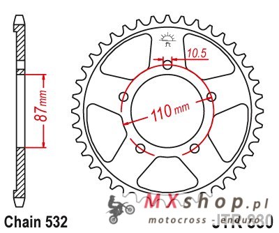 JT ZĘBATKA TYLNA ALUMINIOWA 7075-T6 (ERGAL) 4675 42 KTM 200 DUKE/RC '15-'20 KOLOR POMARAŃCZOWY - ZAMÓWIĆ JT ZĘBATKA TYLNA ALUMINIOWA 7075-T6 (ERGAL) 4675 42 KTM 200 DUKE/RC '15-'20 KOLOR POMARAŃCZOWY - ZAMÓWIĆ