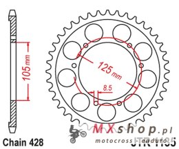 JT ZĘBATKA TYLNA APRILIA SX 125 '18-'23 (JTR1135.62)* (ŁAŃC. 428)