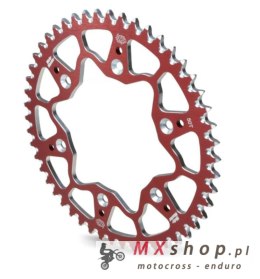 MOTO-MASTER ZĘBATKA TYLNA ALUMINIOWA T7075 (ERGAL) 899 52 (89952) KOLOR CZERWONY KTM/HUSQVARNA/HUSABERG/GASGAS (JTA897.52) (ŁAŃC