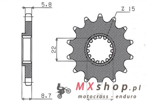 SUNSTAR ZĘBATKA PRZEDNIA 1248 14 KTM SX/EXC '91-'25 (JTF1901.14) (ŁAŃC. 520) (124814JT) SUNSTAR ZĘBATKA PRZEDNIA 1248 14 KTM SX/EXC '91-'25 (JTF1901.14) (ŁAŃC. 520) (124814JT)