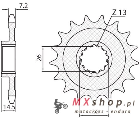 SUNSTAR ZĘBATKA PRZEDNIA 2198 17 BMW S1000RR '09-'15, S 1000R '13-'22, S 1000XR '14-'22, HP4 '13-'15 (JTF404.17) (ŁAŃC. 525) (21 SUNSTAR ZĘBATKA PRZEDNIA 2198 17 BMW S1000RR '09-'15, S 1000R '13-'22, S 1000XR '14-'22, HP4 '13-'15 (JTF404.17) (ŁAŃC. 525) (21