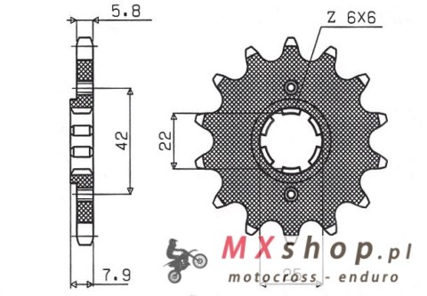 SUNSTAR ZĘBATKA PRZEDNIA 281 14 HONDA XR 600R, XL 600R/RM/LM (JTF281.14) (ŁAŃC. 520) (28114JT) SUNSTAR ZĘBATKA PRZEDNIA 281 14 HONDA XR 600R, XL 600R/RM/LM (JTF281.14) (ŁAŃC. 520) (28114JT)