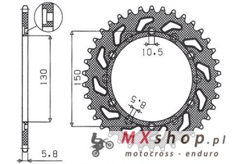 SUNSTAR ZĘBATKA TYLNA 236 46 / 245 46 HONDA NX 650 95-01, YAMAHA XJ 6 09-15, YAMAHA WR 250R '08-'10 (JTR245/2.46) (JTR245/3.46) SUNSTAR ZĘBATKA TYLNA 236 46 / 245 46 HONDA NX 650 95-01, YAMAHA XJ 6 09-15, YAMAHA WR 250R '08-'10 (JTR245/2.46) (JTR245/3.46)