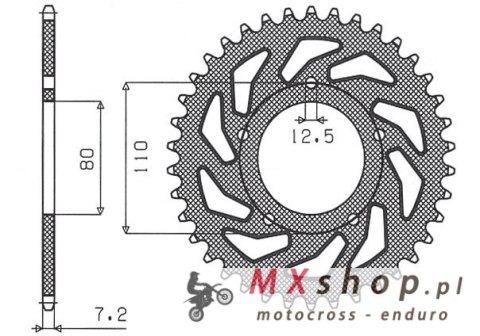 SUNSTAR ZĘBATKA TYLNA 4350 45 HONDA VT 600C SHADOW '90-'07, XRV 750 AFRICA TWIN '93-'03 (JTR1332.45) (ŁAŃC. 525) (435045JT) SUNSTAR ZĘBATKA TYLNA 4350 45 HONDA VT 600C SHADOW '90-'07, XRV 750 AFRICA TWIN '93-'03 (JTR1332.45) (ŁAŃC. 525) (435045JT)
