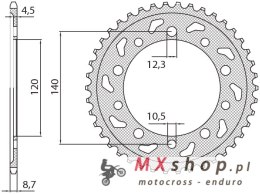 SUNSTAR ZĘBATKA TYLNA 4409 42 SUZUKI GSXR 1000 '01-'06 (JTR1800.42) (ŁAŃC. 530) (440942JT)