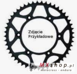 SUNSTAR ZĘBATKA TYLNA ALUMINIOWA (ERGAL) 467 51 KAWASAKI KX 80 '86-00 (ŁAŃC. 420) (46751JT) KOLOR CZARNY