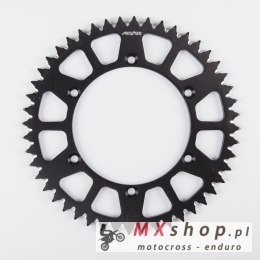 SUNSTAR ZĘBATKA TYLNA ALUMINIOWA (ERGAL) 489 48 KAWASAKI KX 125 '83-07, KX 250 '82-10 (ŁAŃC. 520) (48948JT) KOLOR CZARNY