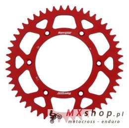 SUPERSPROX ZĘBATKA TYLNA ALUMINIOWA 7075-T6 (ERGAL) 289 50 HONDA CR/CRF/XR '83-'16 (JTR210.50) KOLOR CZERWONY