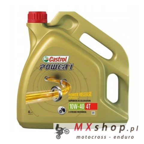 CASTROL POWER 1 GPS 4T 10W40 4L PÓŁSYNTETYK (15043F) CASTROL POWER 1 GPS 4T 10W40 4L PÓŁSYNTETYK (15043F)