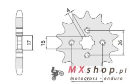 CHT ZĘBATKA PRZEDNIA 261 13 HONDA MBX/MTX 50 (4009-13)