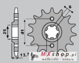 CHT ZĘBATKA PRZEDNIA 268 15 HONDA VF 500F 84-87 (JTF286.15)