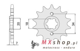 CHT ZĘBATKA PRZEDNIA 329 13 HONDA MTX 125R, CA125 REBEL (JTF329.13) (329-13)