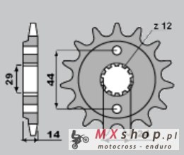 CHT ZĘBATKA PRZEDNIA 348 17 HONDA VT 750C '97-'04