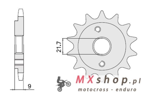 CHT ZĘBATKA PRZEDNIA 350 13 HONDA XR 600R '91-'00, POLARIS 500 (JTF1309.14) (309-13) CHT ZĘBATKA PRZEDNIA 350 13 HONDA XR 600R '91-'00, POLARIS 500 (JTF1309.14) (309-13)