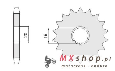 CHT ZĘBATKA PRZEDNIA 426 14 SUZUKI GN 125 91-00, GS 125 (JTF426.14) (426-14) CHT ZĘBATKA PRZEDNIA 426 14 SUZUKI GN 125 91-00, GS 125 (JTF426.14) (426-14)