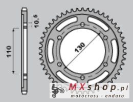 CHT ZĘBATKA TYLNA 241 42 SUZUKI GSXR 1000 '09-'15 (479-42) (JTR479.42)