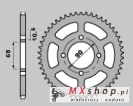 CHT ZĘBATKA TYLNA 243 53 HONDA MTX125R 83-94 (241-53) (JTR241.53)