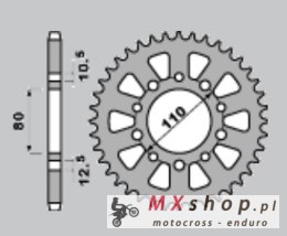 CHT ZĘBATKA TYLNA 334 44 (A4150334440) HONDA CB/CBR 1000 '84-'89