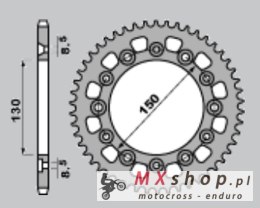 CHT ZĘBATKA TYLNA 4308 47 HONDA XR 600R 85-90 ( MOŻE ZASTĄPIĆ 245 47 ) (ŁAŃC. 520)