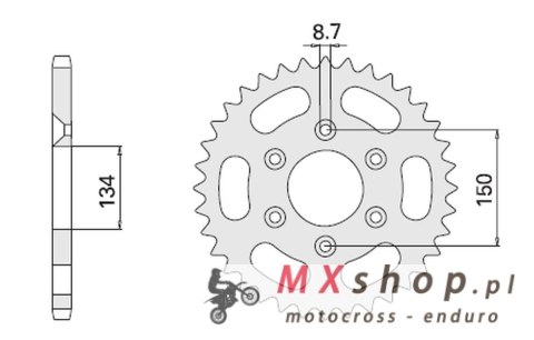 CHT ZĘBATKA TYLNA 4350 52 (459-52) HONDA CB 500 (94-03), CB 750 (92-03) (JTR1332.52) (ŁAŃC. 525) CHT ZĘBATKA TYLNA 4350 52 (459-52) HONDA CB 500 (94-03), CB 750 (92-03) (JTR1332.52) (ŁAŃC. 525)