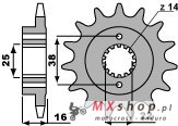 PBR ZĘBATKA PRZEDNIA 2075 15 18NC DUCATI 748 STRADA 95-02 (-1) (ŁAŃC. 520)