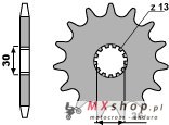 PBR ZĘBATKA PRZEDNIA 2090 17 18NC TRIUMPH 750/900/1000 (ŁAŃC. 530) PBR ZĘBATKA PRZEDNIA 2090 17 18NC TRIUMPH 750/900/1000 (ŁAŃC. 530)