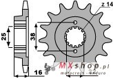 PBR ZĘBATKA PRZEDNIA 2222 15 18NC DUCATI 796 HYPERMOTARD 10-12, MONSTER 796 10-12 (ŁAŃC. 525)